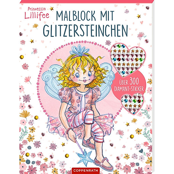 Malblock mit Glitzersteinchen (Prinzessin Lillifee)