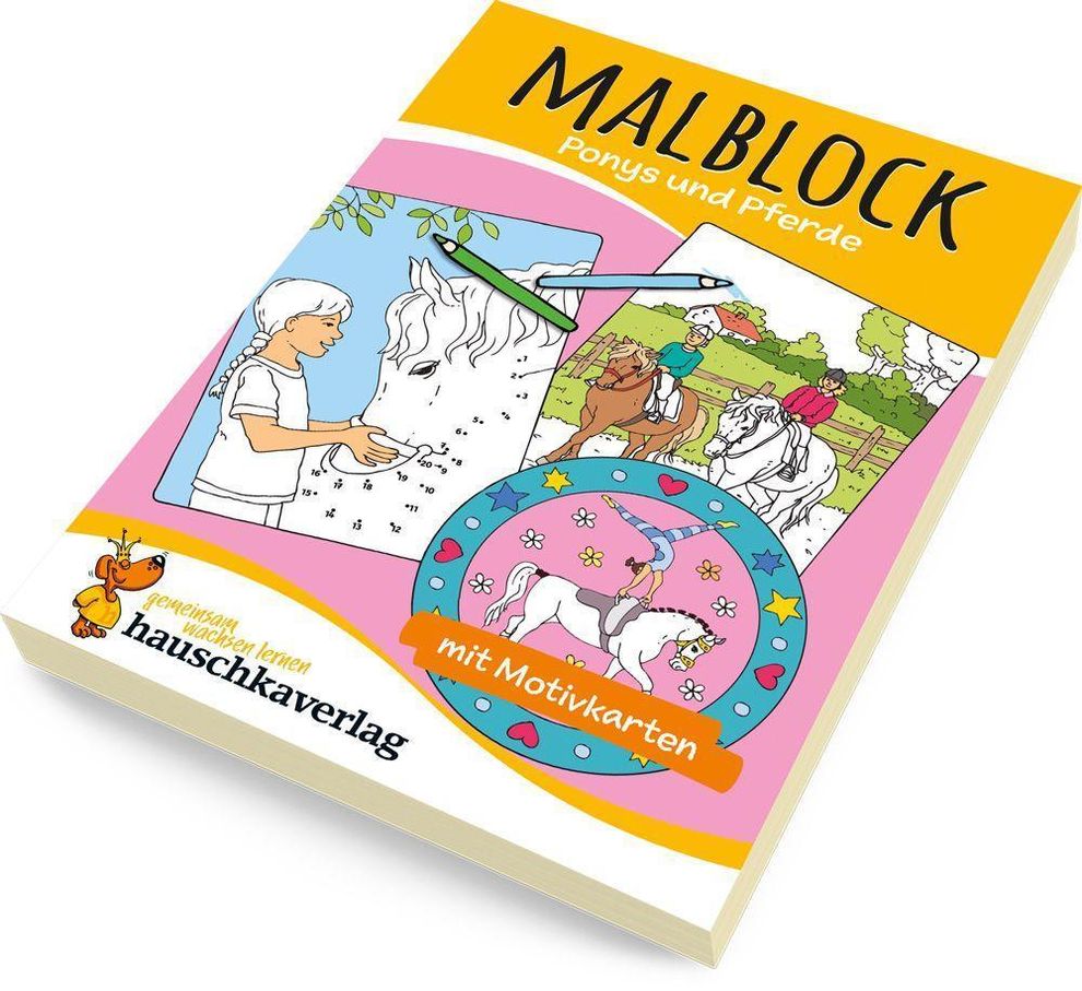 Malblock - Ponys und Pferde, A5-Block Buch jetzt online bei Weltbild.de  bestellen