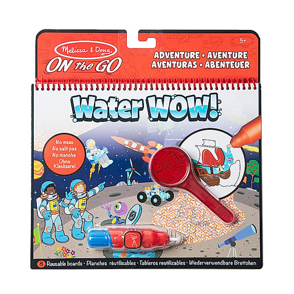 Melissa & Doug Malblock WATER WOW! - DELUXE ABENTEUER mit Zubehör