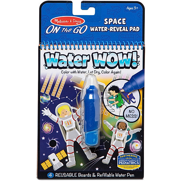 Melissa & Doug Malblock WATER WOW! - WELTRAUM mit Stift