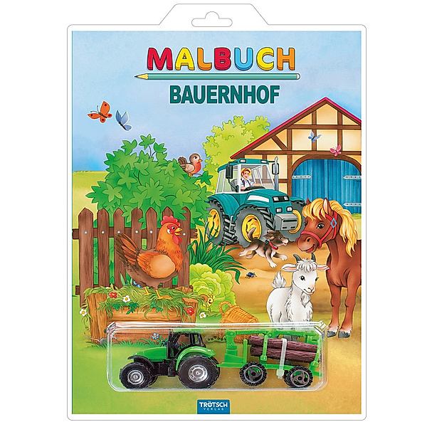 Malbuch Bauernhof, m. Spielzeug