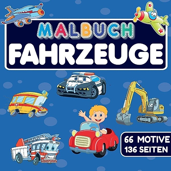 MALBUCH FAHRZEUGE mit 66 MOTIVE auf 136 SEITEN, S&L Inspirations Lounge