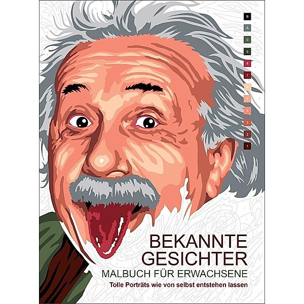 Malbuch für Erwachsene: Bekannte Gesichter, Jérémy Mariez