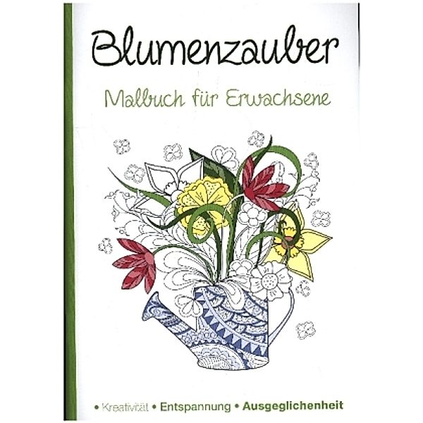 Malbuch für Erwachsene - Blumenzauber