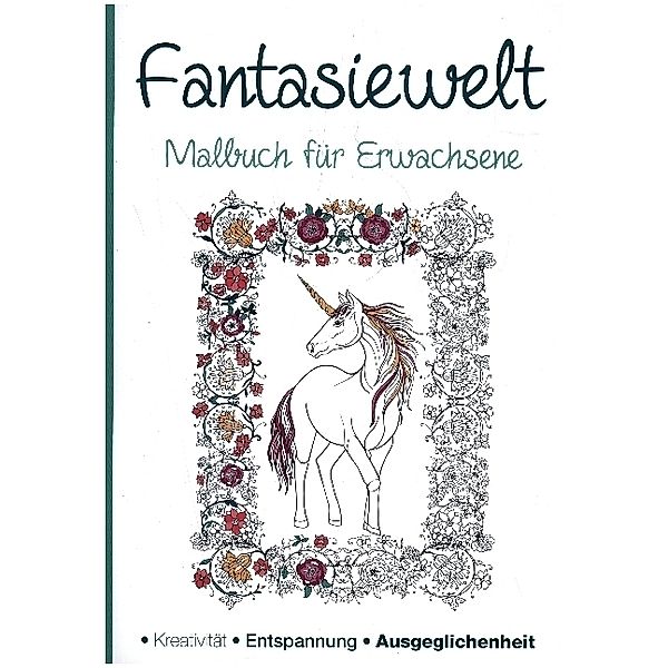 Malbuch für Erwachsene - Fantasiewelt