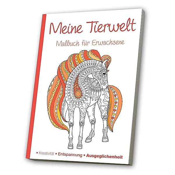 Malbuch für Erwachsene - Meine Tierwelt