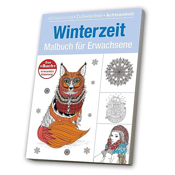 Malbuch für Erwachsene - Winterzeit