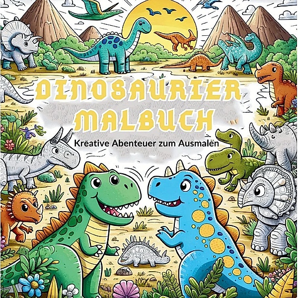 Malbuch für Jungen: Mein Urzeitliches Dinosaurier Malbuch!, S&L Inspirations Lounge