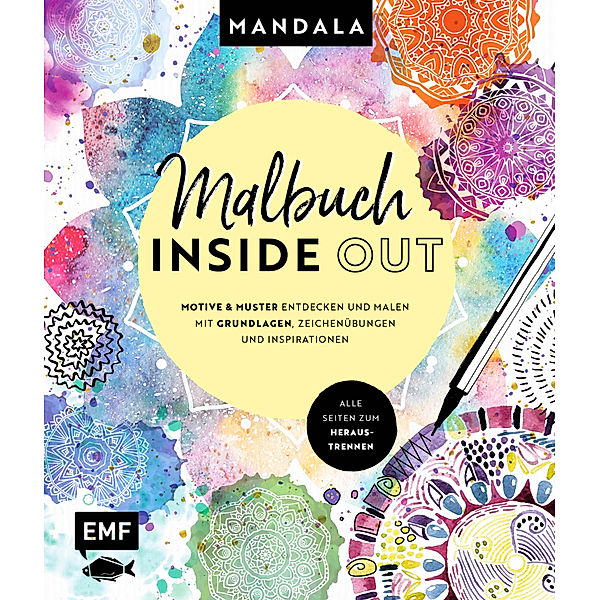 Malbuch Inside Out: Watercolor Mandala