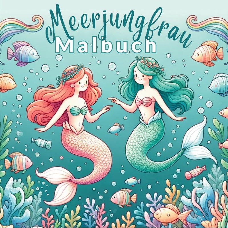Image of Malbuch Meerjungfrau - Mein Fantastisches Ausmalbuch - S&L Inspirations Lounge, Kartoniert (TB)