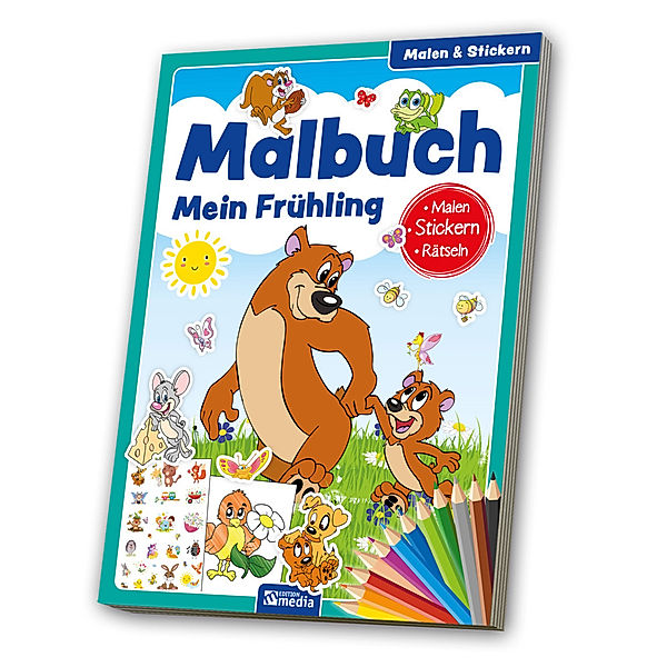 Malbuch Mein Frühling