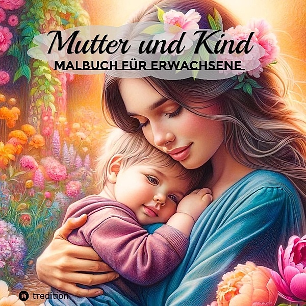 Malbuch Mutter und Kind - Wunderschöne Erlebnisse mit Tochter, Sohn, Baby - Geschenk für Mama, Millie Meik