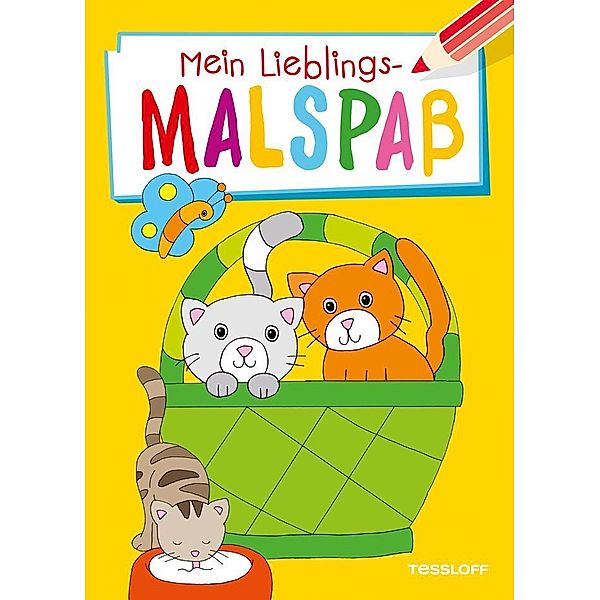 Malbücher und -blöcke / Mein Lieblingsmalspass (Katzen)