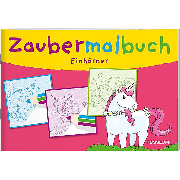 Malbücher und -blöcke / Zaubermalbuch: Einhörner