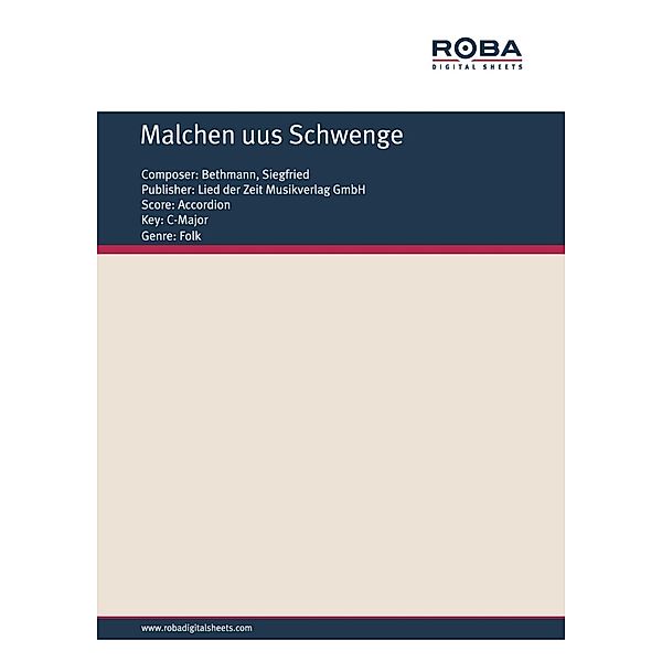 Malchen uus Schwenge, Siegfried Bethmann