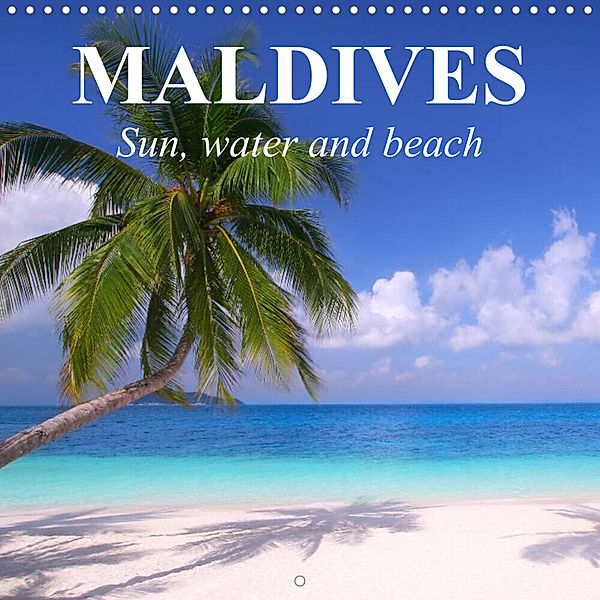 Maldives - Sun, water and beach (Wall Calendar 2023 300 × 300 mm Square), Elisabeth Stanzer