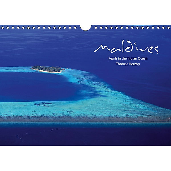 MALDIVES - UK Version (Wall Calendar 2019 DIN A4 Landscape), Thomas Herzog