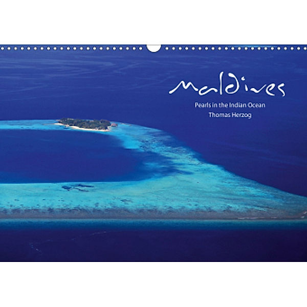 MALDIVES - UK Version (Wall Calendar 2021 DIN A3 Landscape), Thomas Herzog