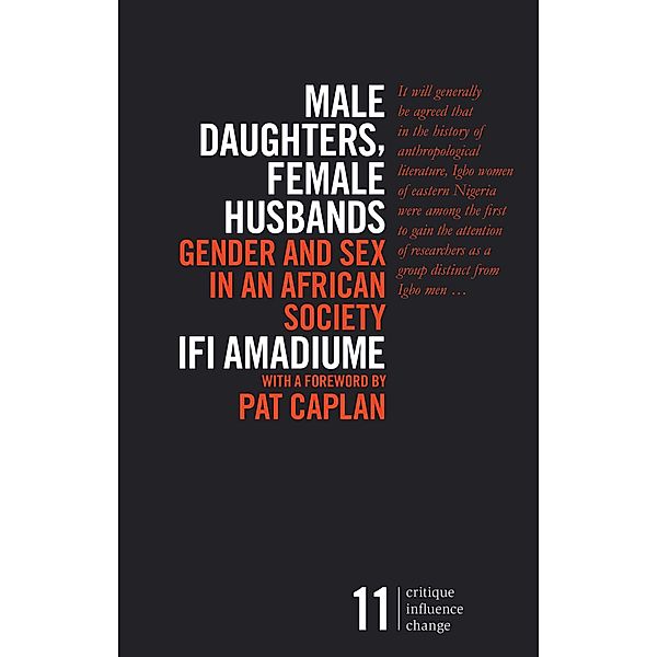 Male Daughters, Female Husbands, Ifi Amadiume