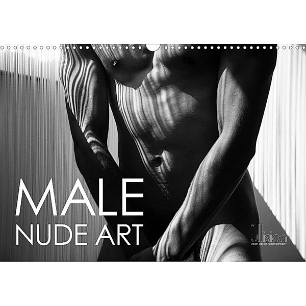 Male Nude Art (Wall Calendar 2023 DIN A3 Landscape), Ulrich Allgaier, www.ullision.com