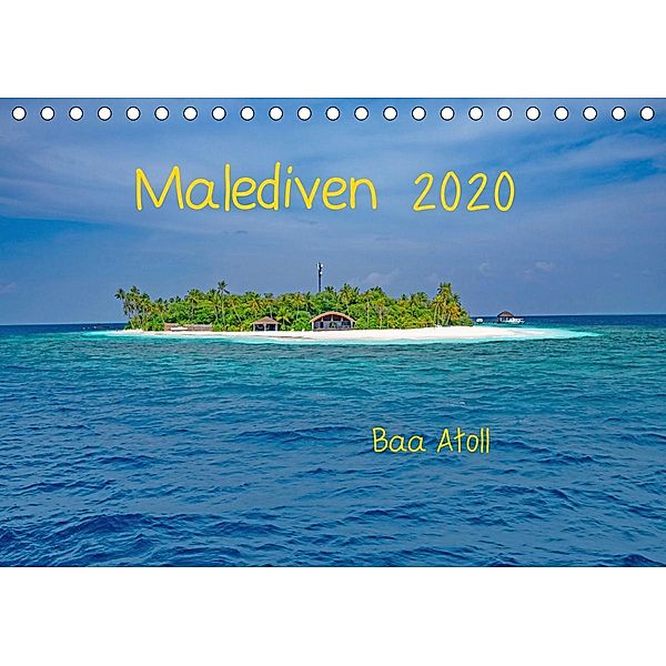 Malediven - Dreamland (Tischkalender 2020 DIN A5 quer), Peter Hennrich