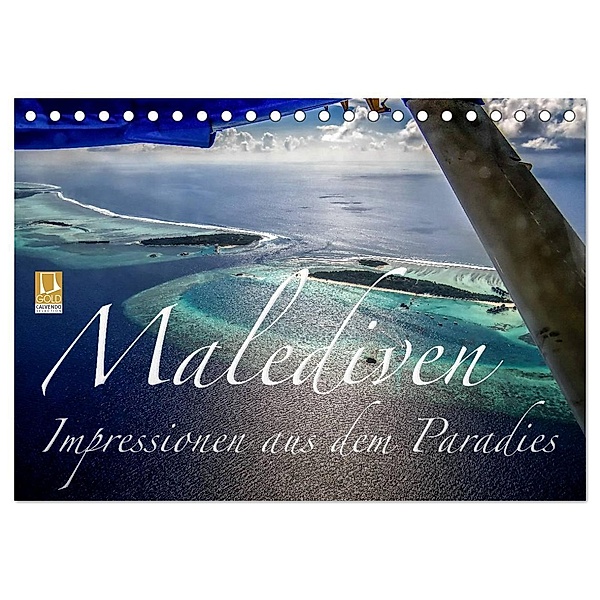 Malediven Impressionen aus dem Paradies (Tischkalender 2024 DIN A5 quer), CALVENDO Monatskalender, Thomas Marufke
