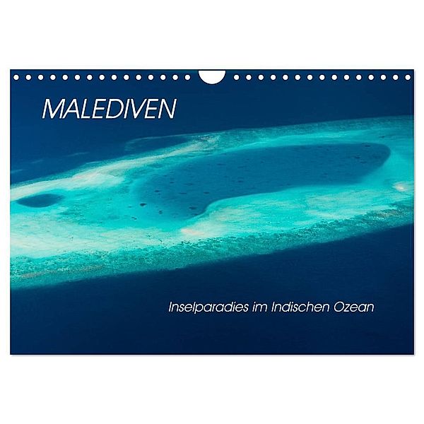 Malediven - Inselparadies im Indischen Ozean (Wandkalender 2024 DIN A4 quer), CALVENDO Monatskalender, Sandra Simone Flach