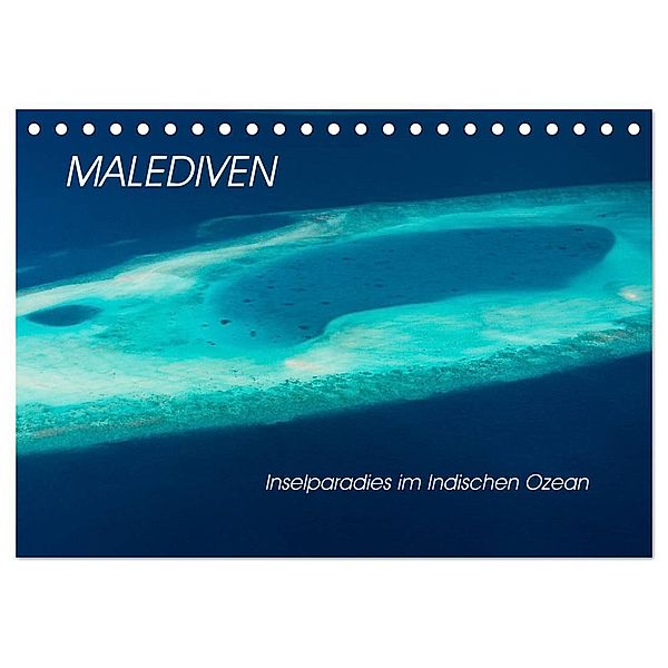 Malediven - Inselparadies im Indischen Ozean (Tischkalender 2024 DIN A5 quer), CALVENDO Monatskalender, Sandra Simone Flach