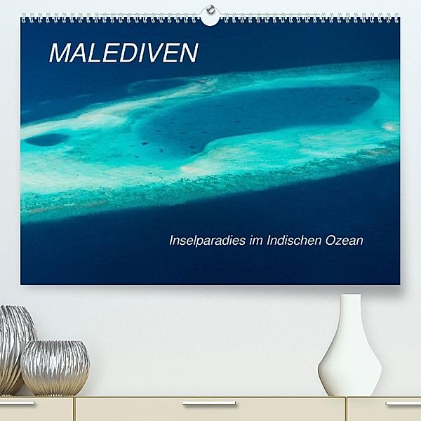 Malediven - Inselparadies im Indischen Ozean (Premium, hochwertiger DIN A2 Wandkalender 2021, Kunstdruck in Hochglanz), Sandra Simone Flach