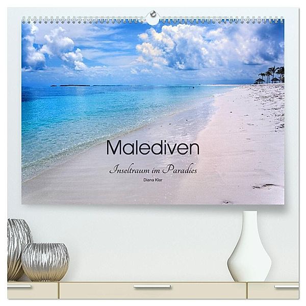 Malediven - Inseltraum im Paradies (hochwertiger Premium Wandkalender 2024 DIN A2 quer), Kunstdruck in Hochglanz, Diana Klar