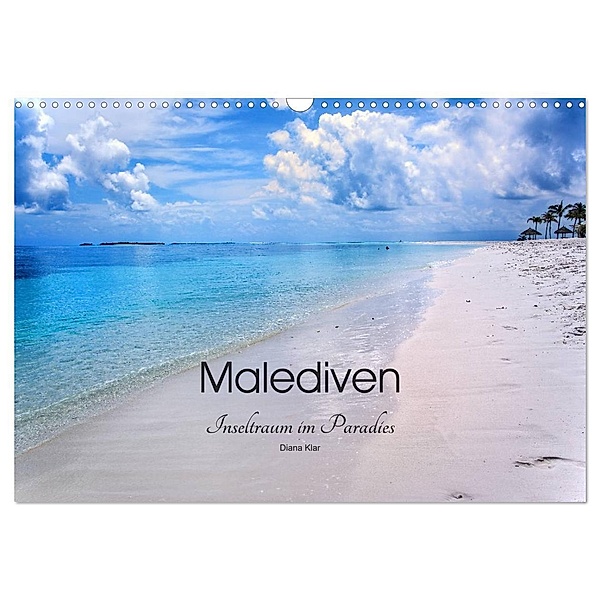 Malediven - Inseltraum im Paradies (Wandkalender 2024 DIN A3 quer), CALVENDO Monatskalender, Diana Klar