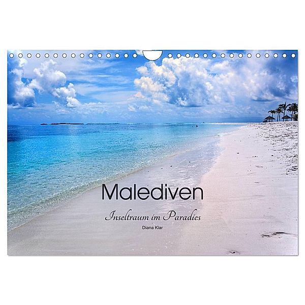 Malediven - Inseltraum im Paradies (Wandkalender 2024 DIN A4 quer), CALVENDO Monatskalender, Diana Klar