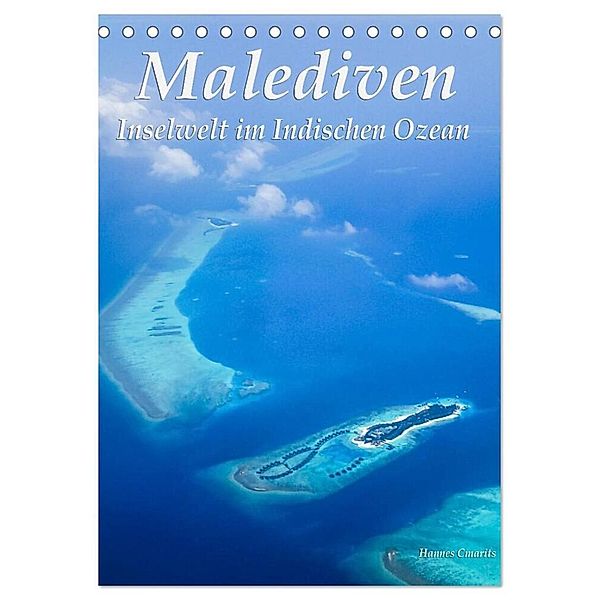 Malediven - Inselwelt im Indischen Ozean (Tischkalender 2024 DIN A5 hoch), CALVENDO Monatskalender, Christine Cmarits