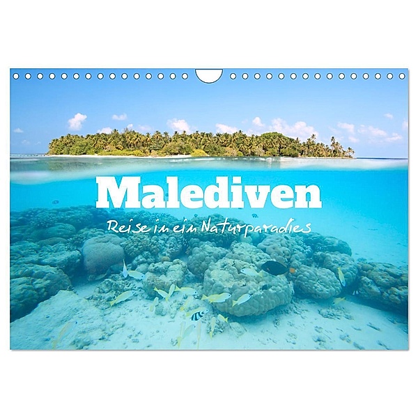 Malediven - Reise in ein Naturparadies (Wandkalender 2024 DIN A4 quer), CALVENDO Monatskalender, Matteo Colombo
