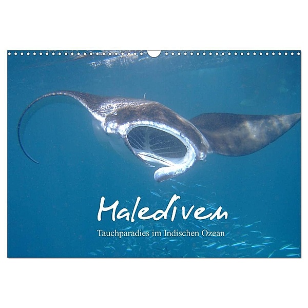 Malediven - Tauchparadies im Indischen Ozean (Wandkalender 2024 DIN A3 quer), CALVENDO Monatskalender, Juergen Schonnop