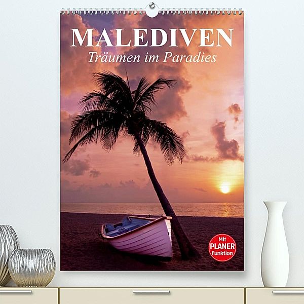 Malediven - Träumen im Paradies (Premium, hochwertiger DIN A2 Wandkalender 2023, Kunstdruck in Hochglanz), Elisabeth Stanzer