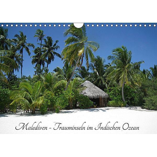 Malediven - Trauminseln im Indischen Ozean (Wandkalender 2019 DIN A4 quer), Crejala