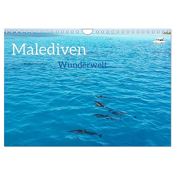 MALEDIVEN Wunderwelt (Wandkalender 2024 DIN A4 quer), CALVENDO Monatskalender, photografie-iam.ch