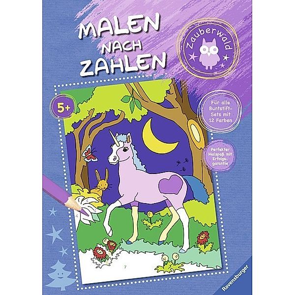 Malen nach Zahlen ab 5: Zauberwald