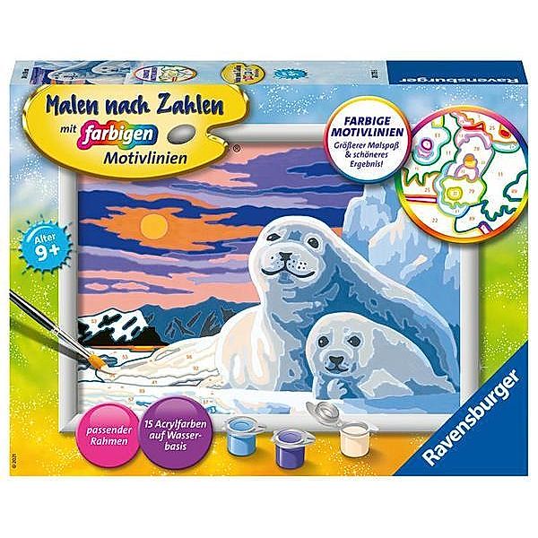 Ravensburger Verlag Malen nach Zahlen - Jeder kann malen (Mal-Sets), Bildgröße: 24 x 18 cm: Ravensbu