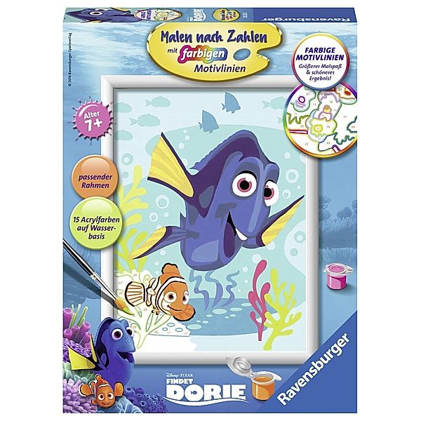 Malen nach Zahlen - Jeder kann malen (Mal-Sets): Dorie und Nemo