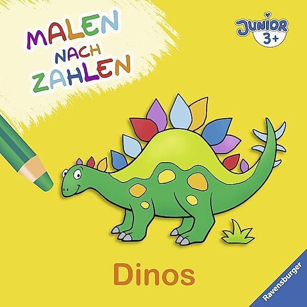 Malen nach Zahlen junior: Dinos