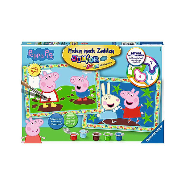 Ravensburger Verlag Malen nach Zahlen JUNIOR - PEPPA PIG