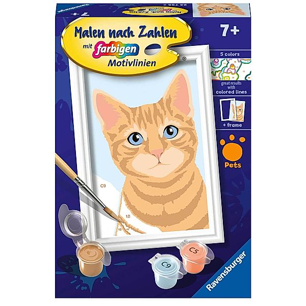 Ravensburger Verlag Malen nach Zahlen NIEDLICHE KATZE