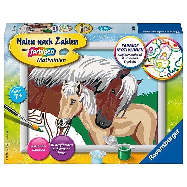 Ravensburger Verlag Malen nach Zahlen: Serie E – Liebevolle Stute