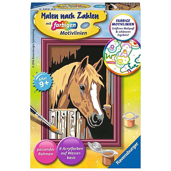 Ravensburger Verlag Malen nach Zahlen: Serie F - Pferd im Stall