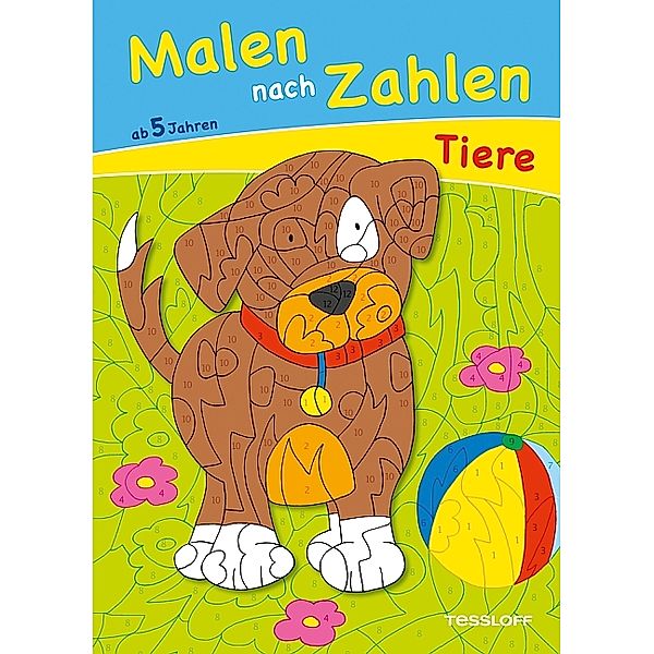 Malen nach Zahlen Tiere. Ab 5 Jahren