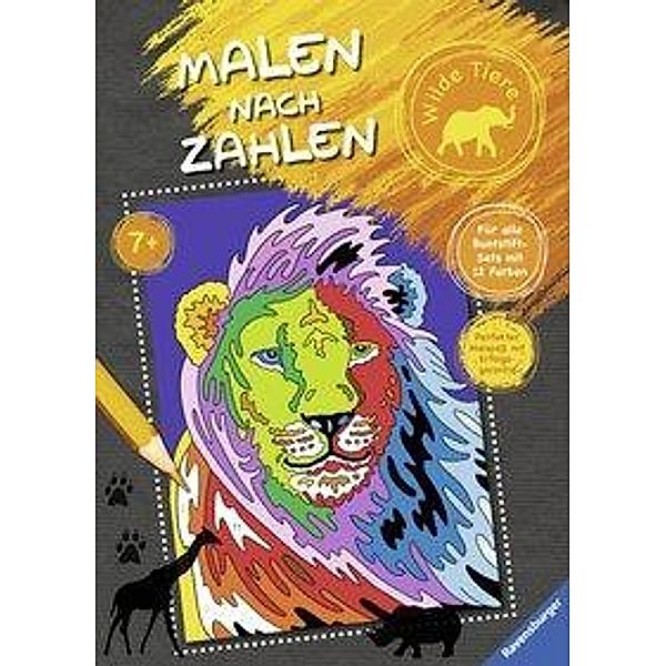 Malen nach Zahlen: Wilde Tiere