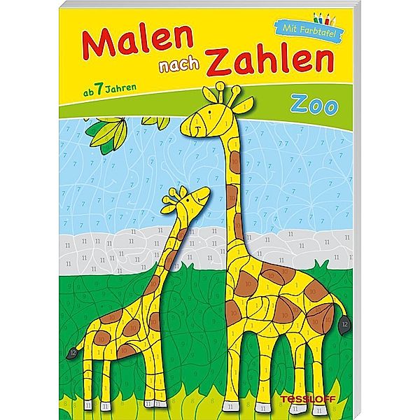 Malen nach Zahlen Zoo. Ab 7 Jahren