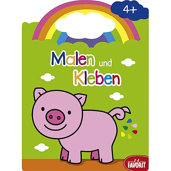 Malen und Kleben - Schwein